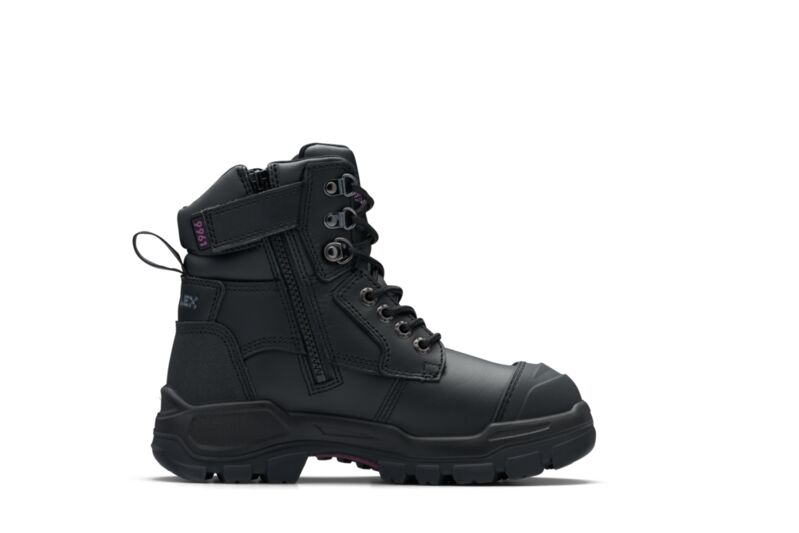 Work boots with external steel toe caps hotsell