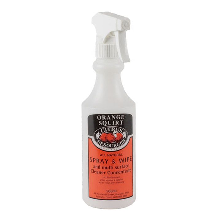 Orange Squirt 500ml (Dispensing Bottle Only) Tradey's Browns Plains