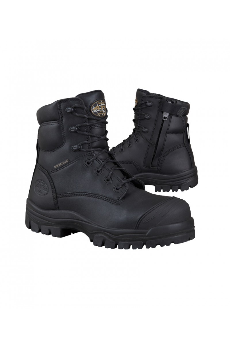 Oliver 45645Z Black Zip Sided Boot 