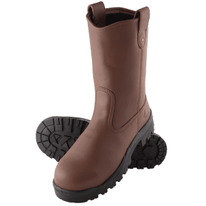 steel blue riggers boots